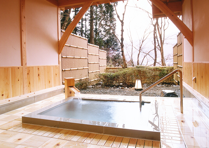 箱根の旅館仙郷楼のお風呂